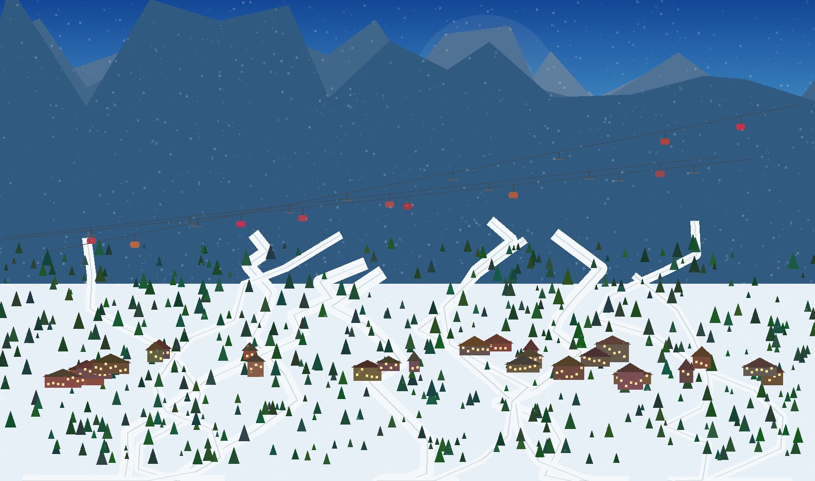 winter alpine scene 10