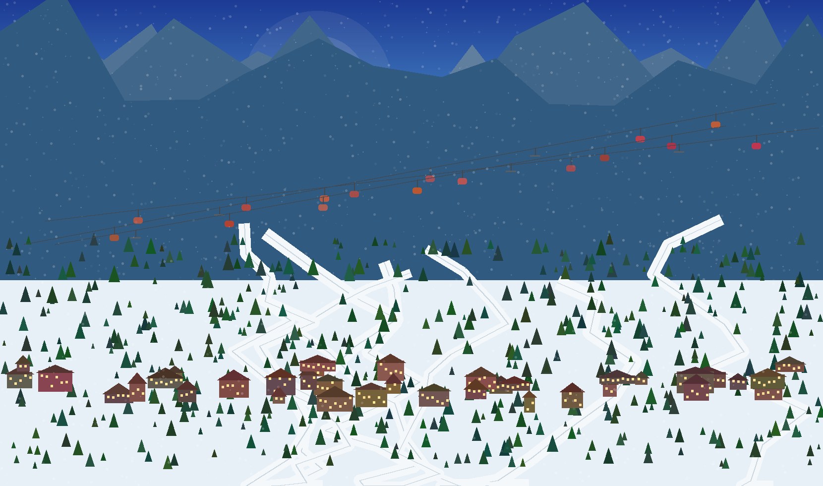 winter panoramic scene 11