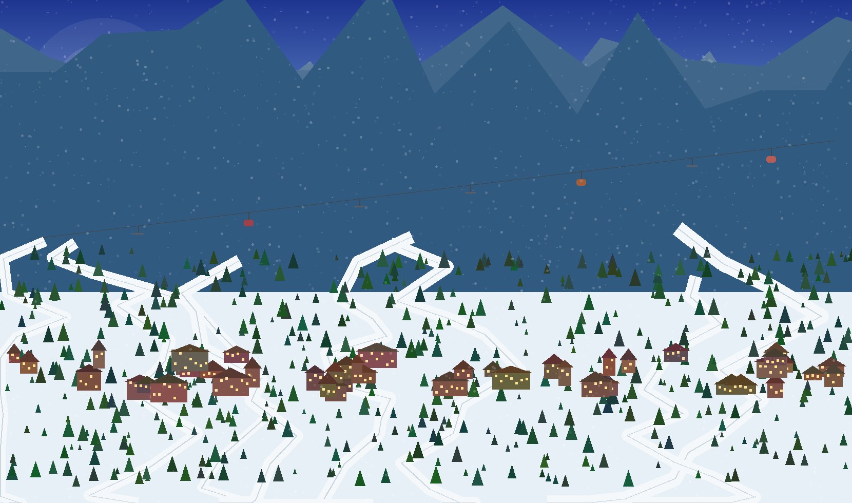 winter alpine scene 91