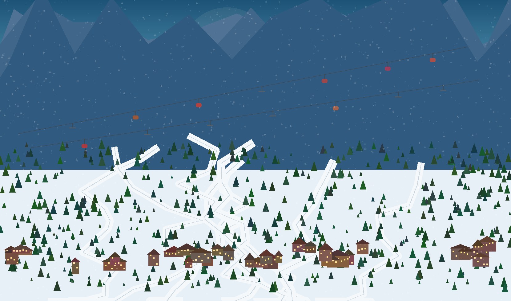 winter alpine scene 13