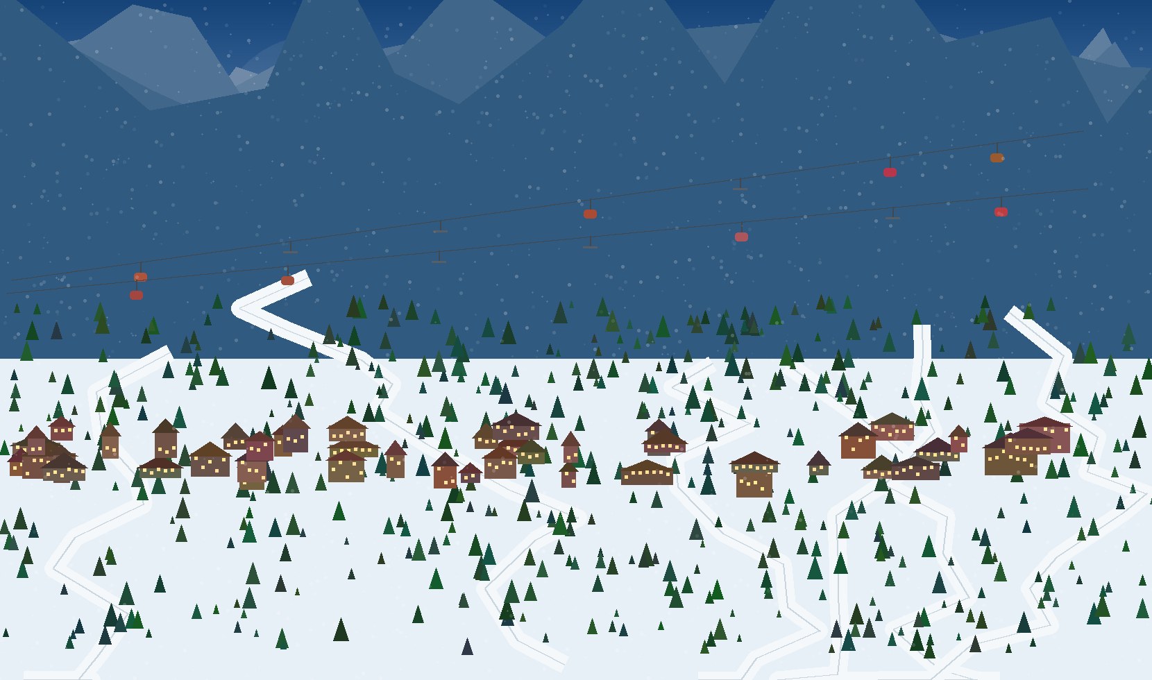 winter panoramic scene 14