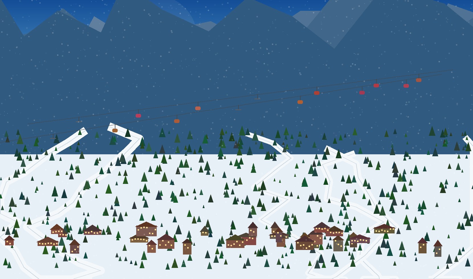 winter alpine scene 15