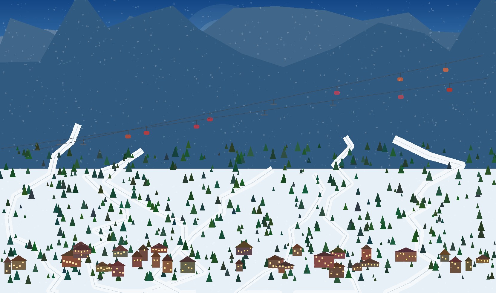 winter alpine scene 96