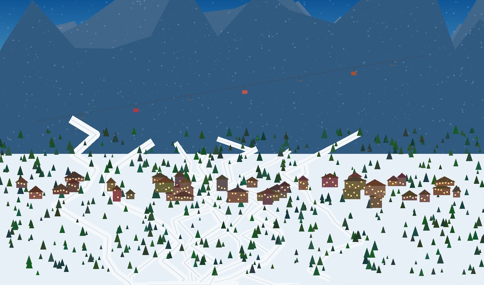 winter alpine scene 17