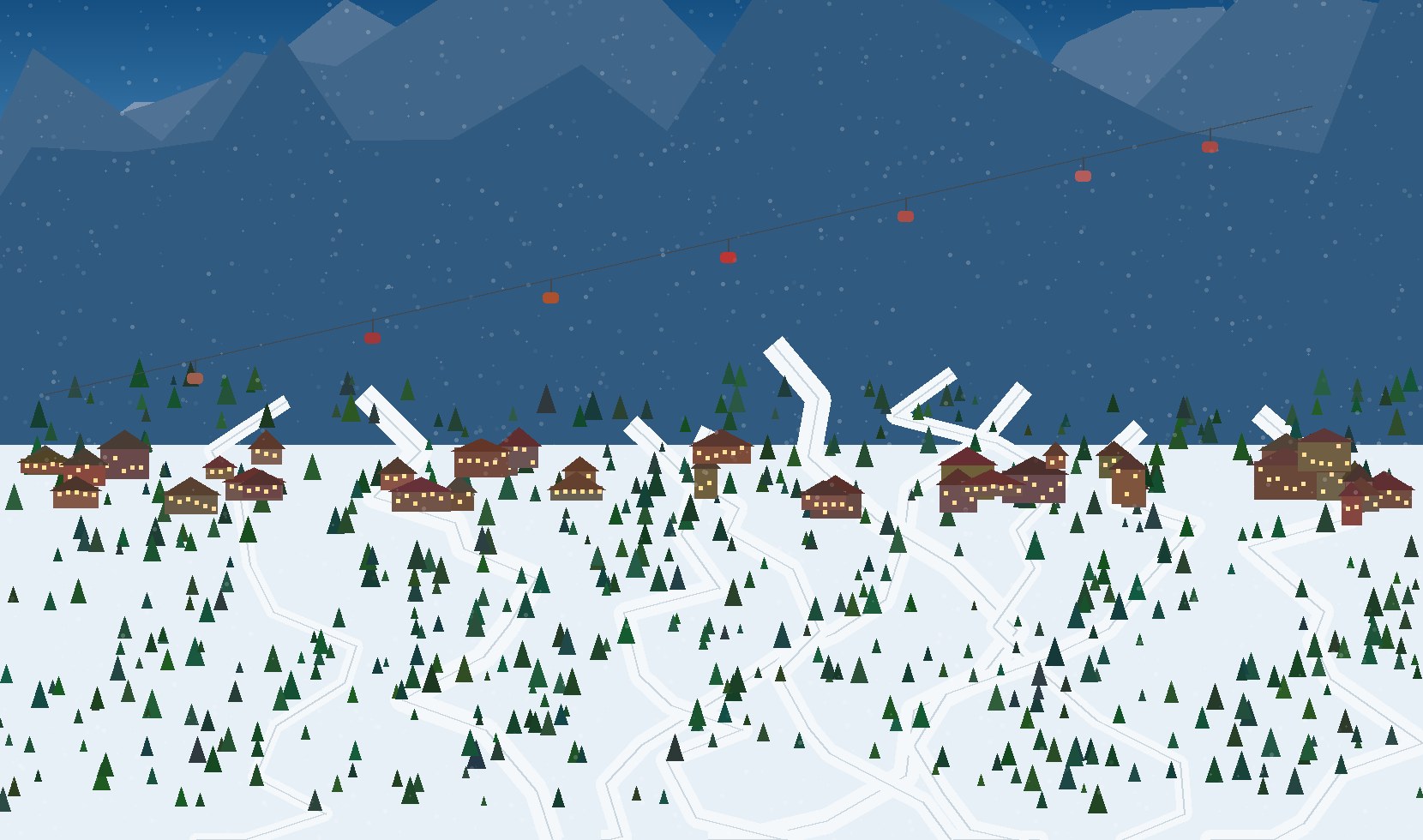 winter alpine scene 100