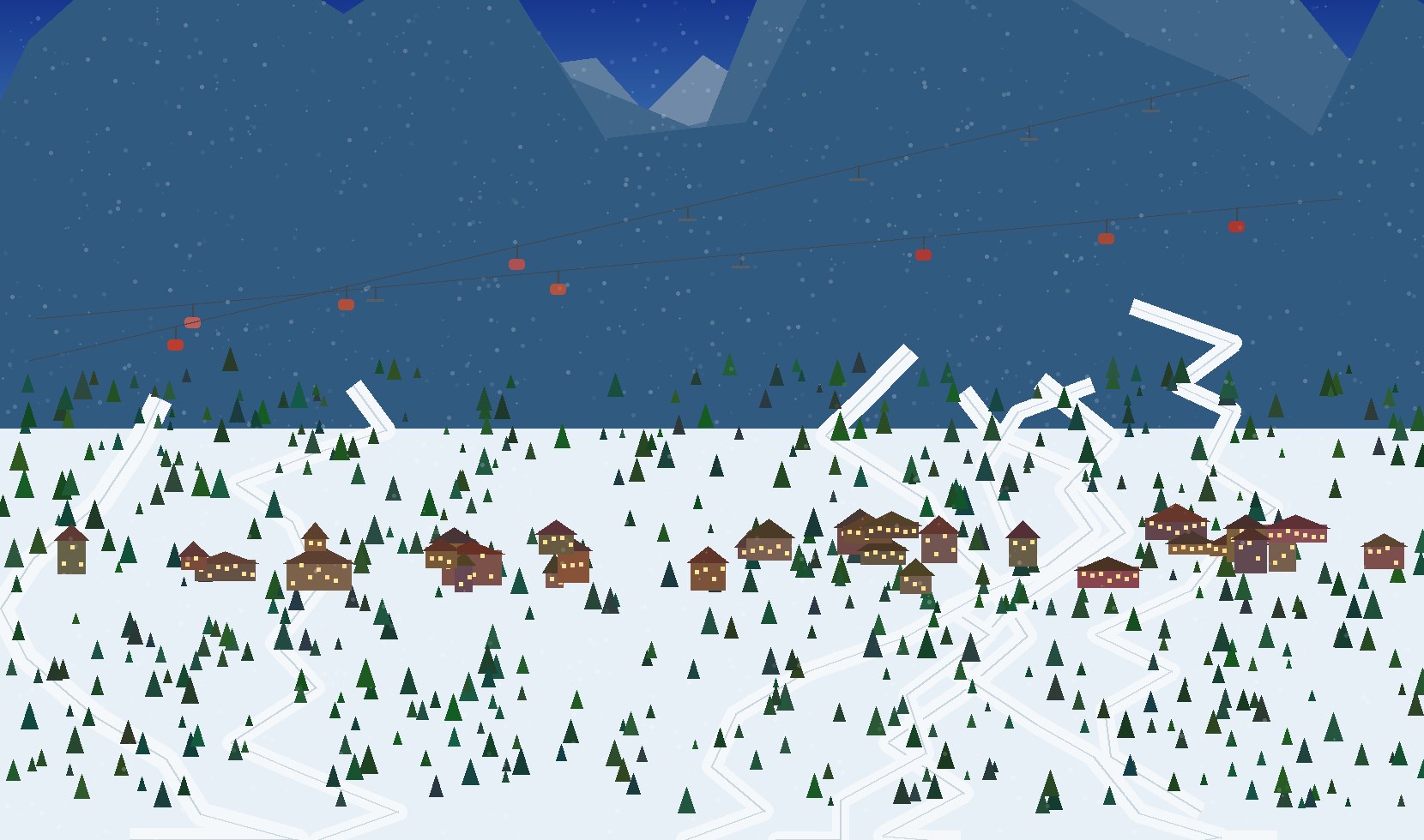 winter alpine scene 101