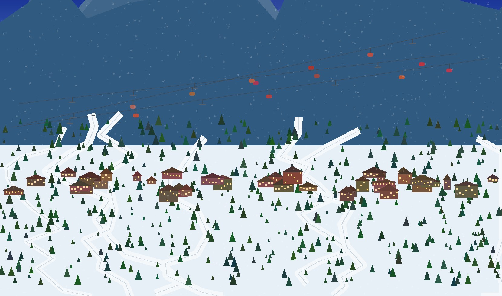 winter alpine scene 103