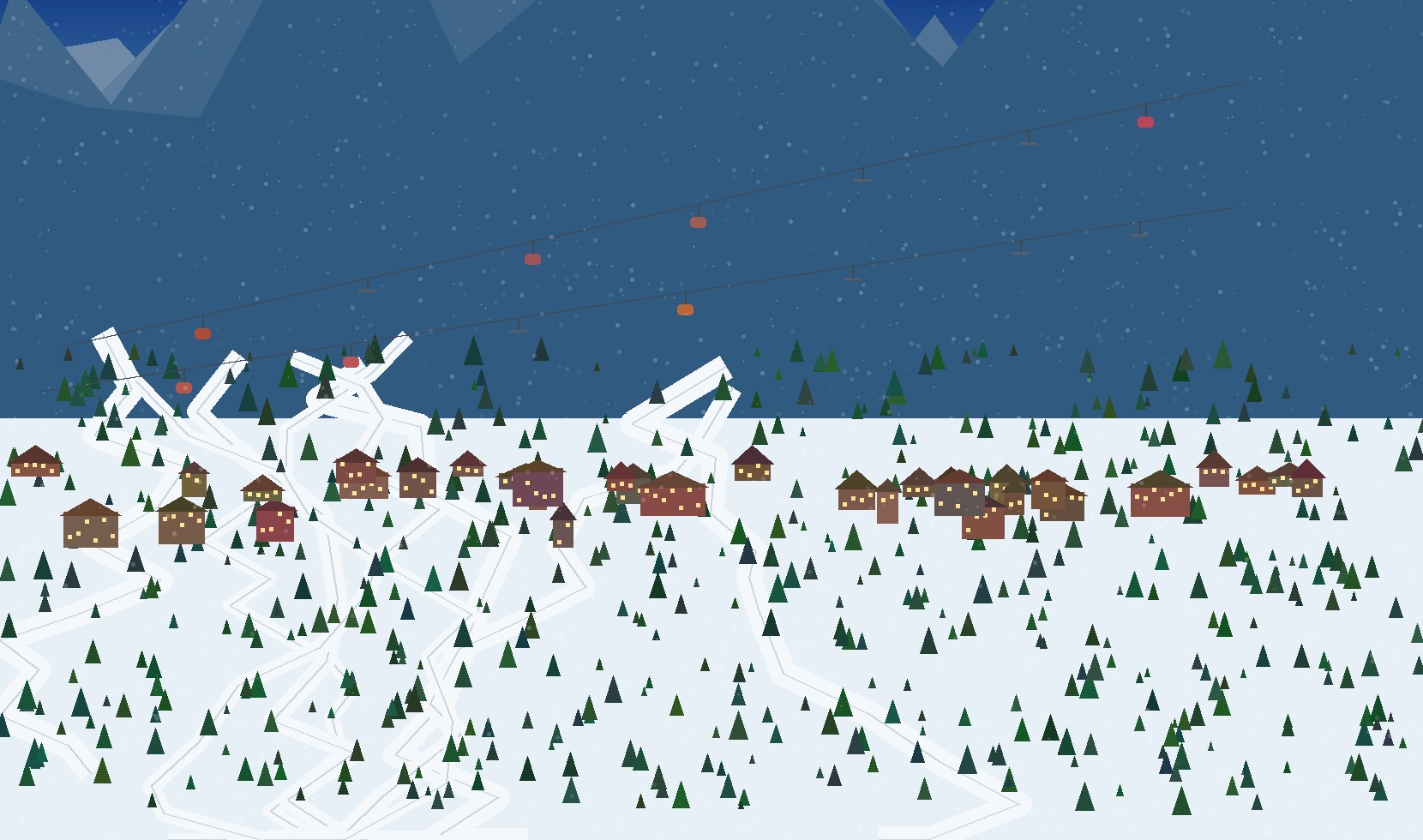 winter panoramic scene 104