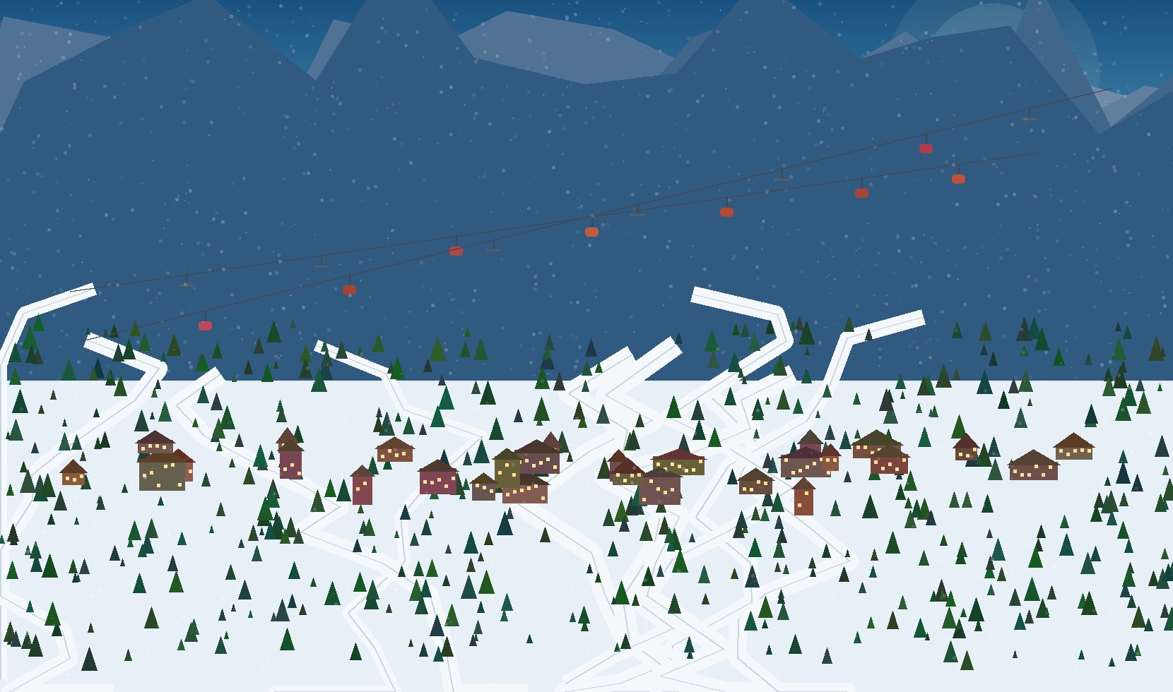 winter alpine scene 104