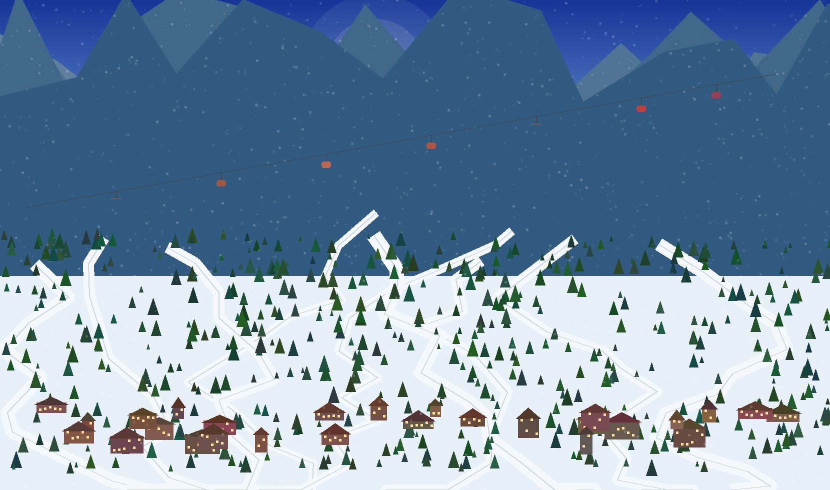 winter panoramic scene 105