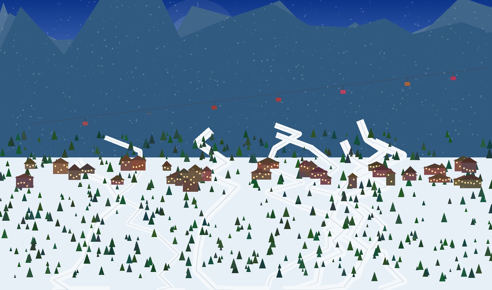 winter alpine scene 106