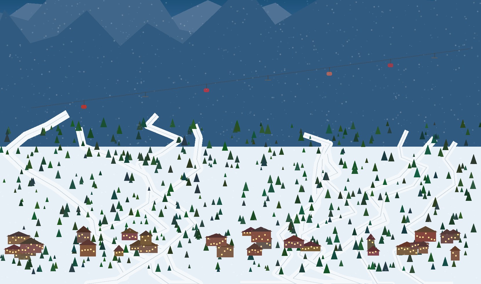 winter panoramic scene 107