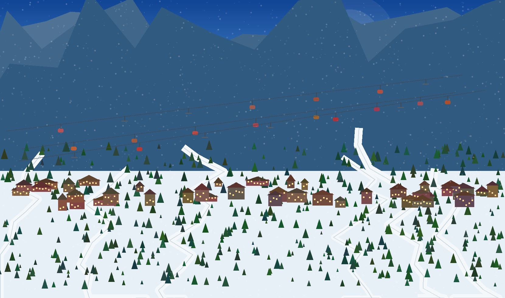 winter alpine scene 107