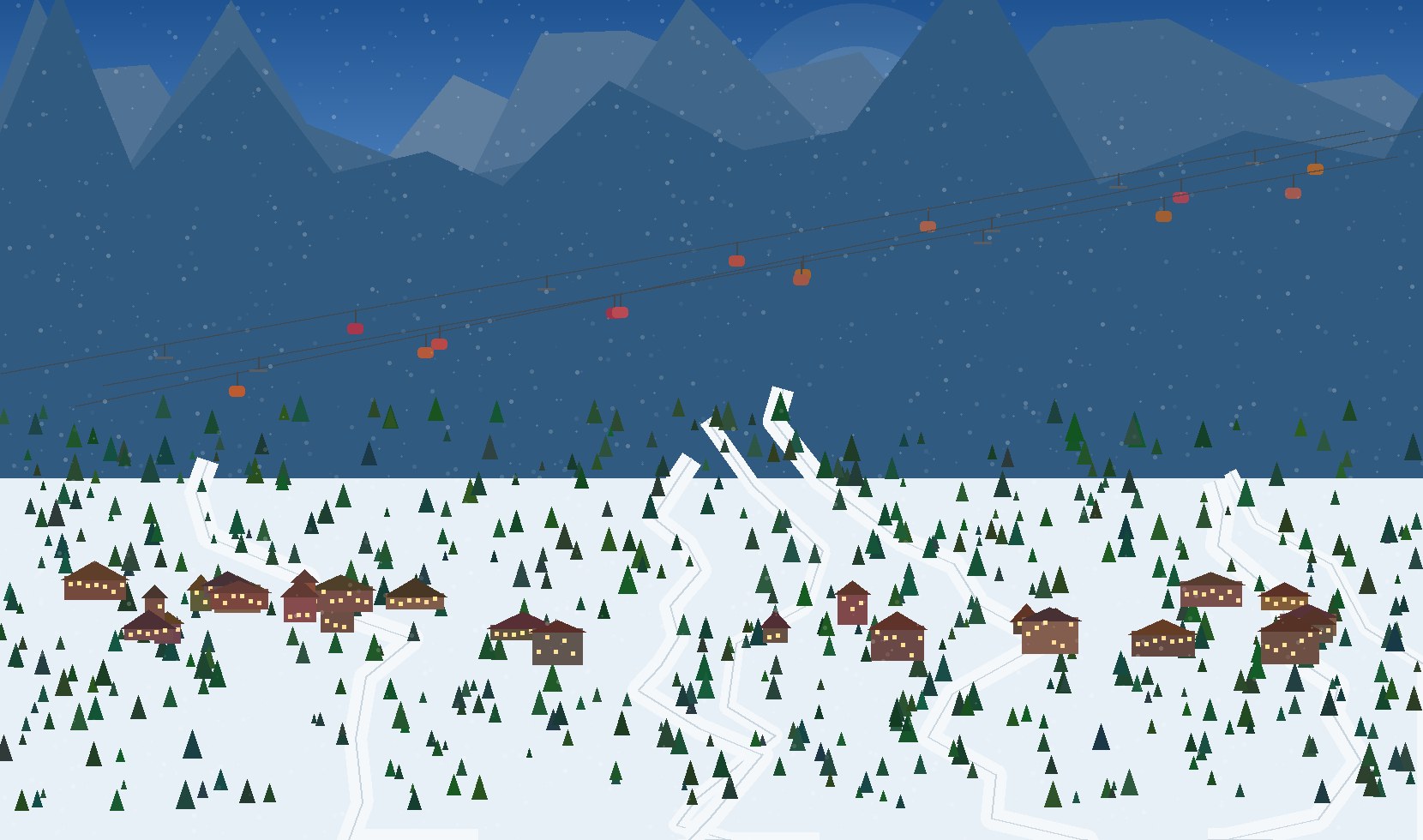 winter panoramic scene 108