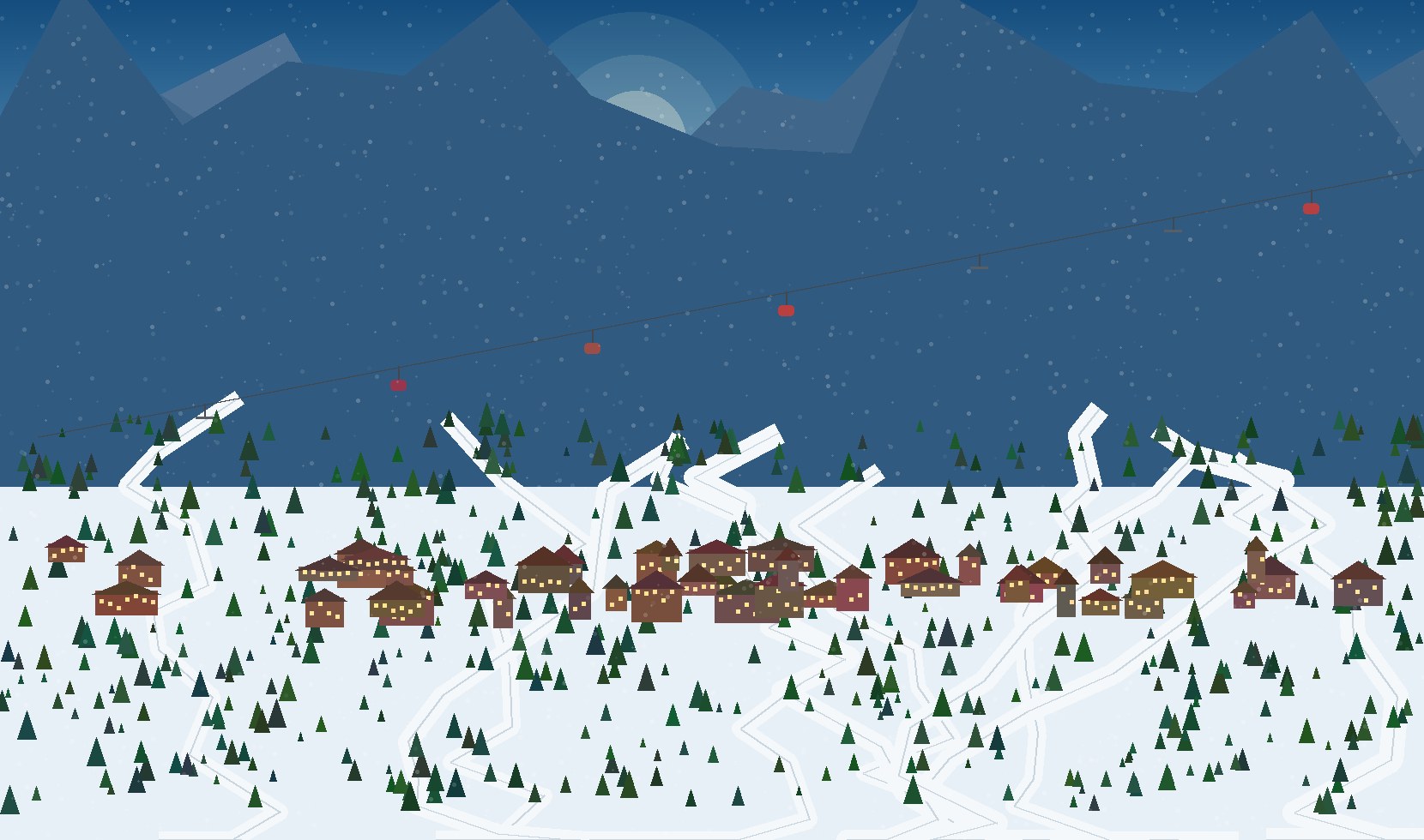 winter alpine scene 29