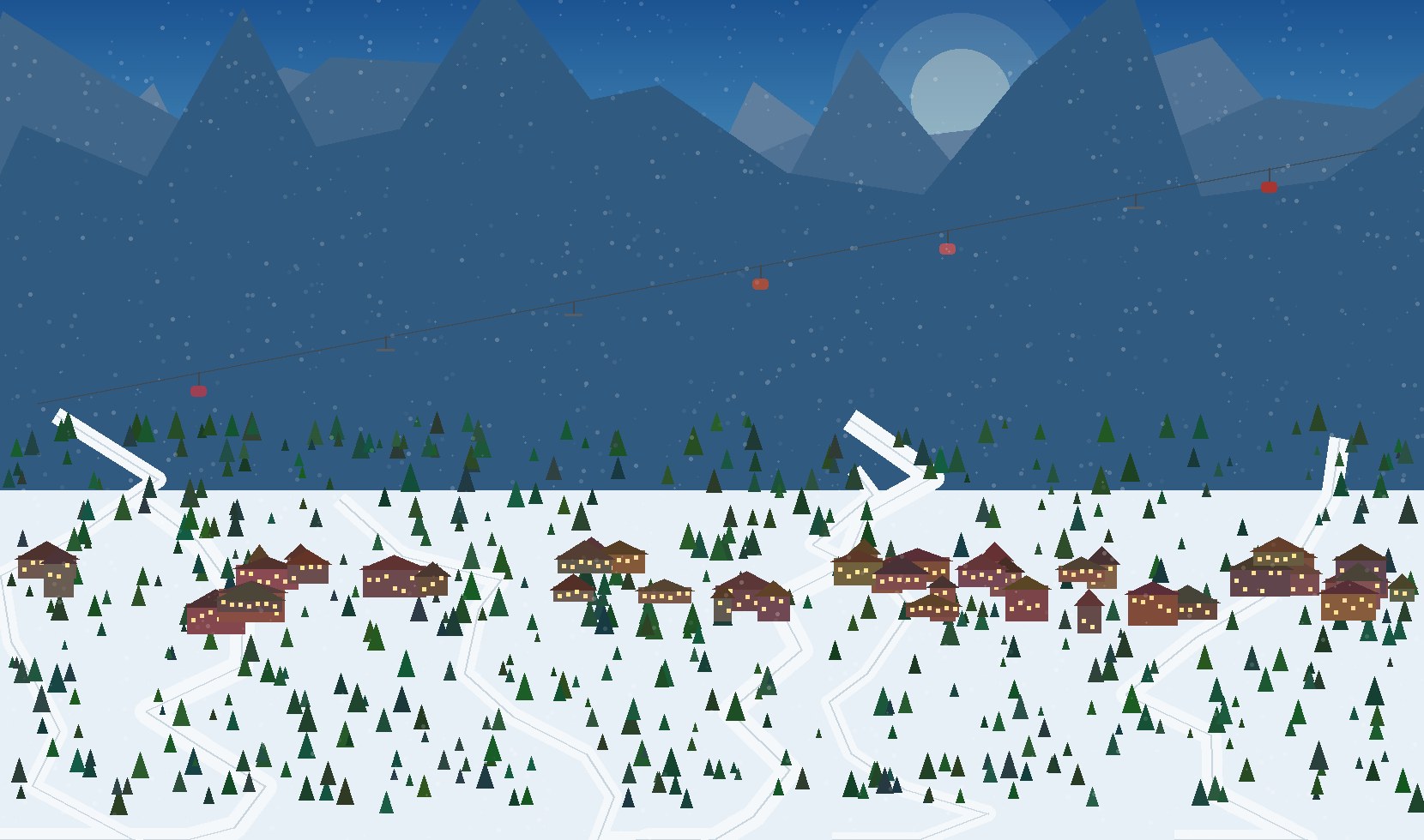 winter alpine scene 33