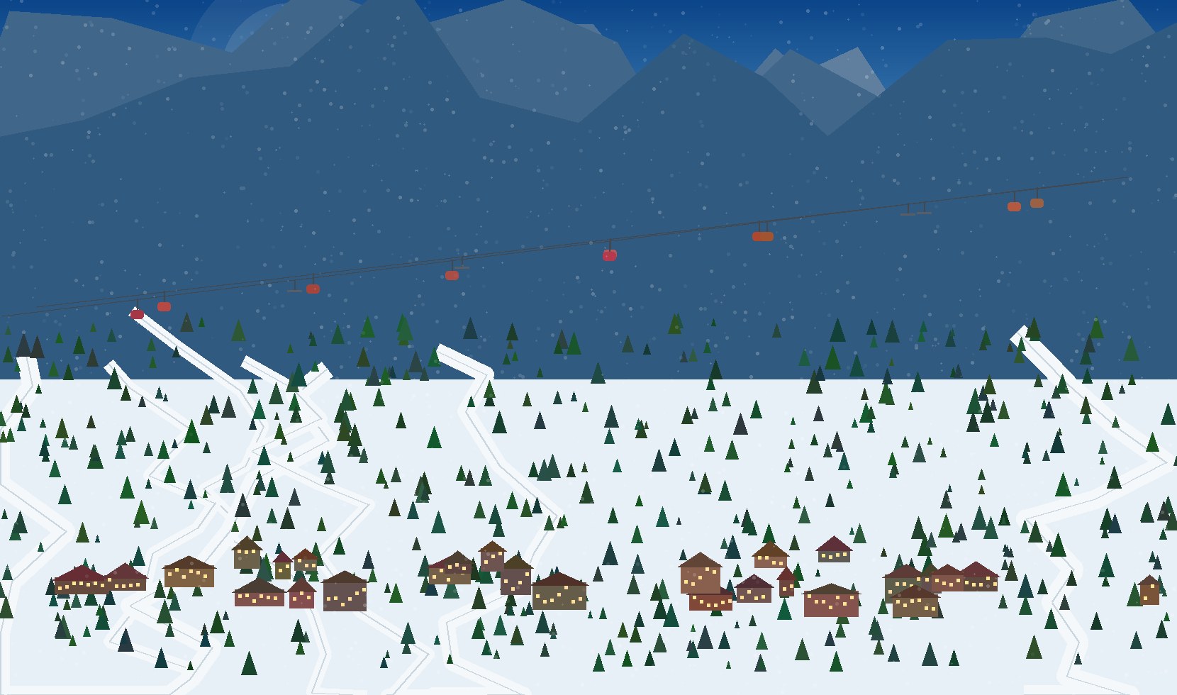 winter alpine scene 34