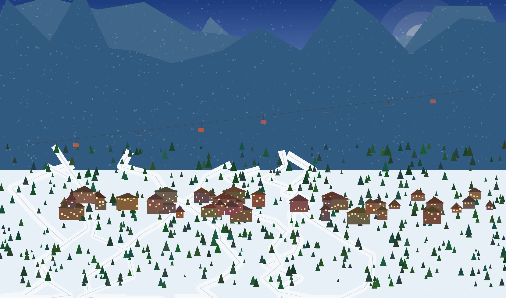 winter alpine scene 36