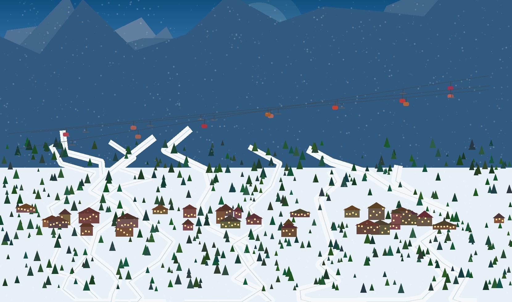 winter alpine scene 37