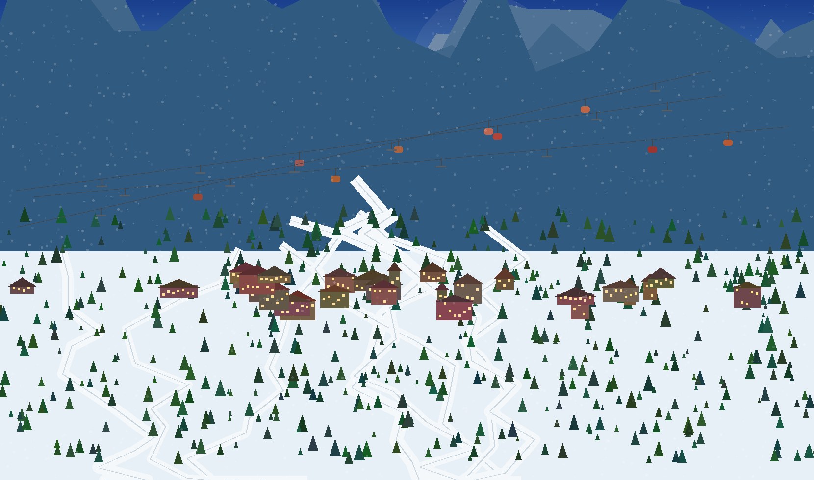 winter alpine scene 38