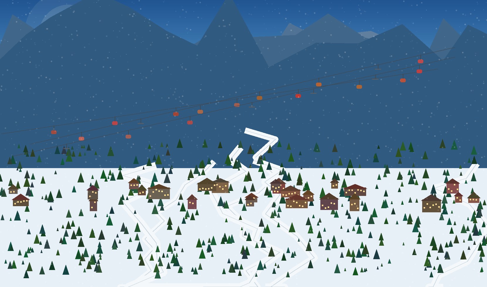 winter alpine scene 39