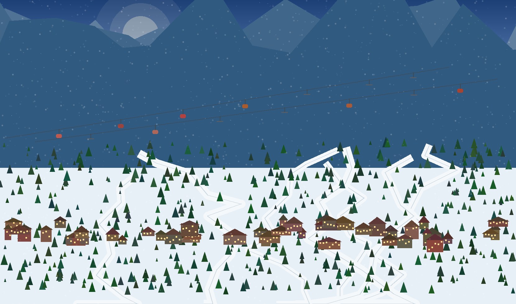 winter panoramic scene 40