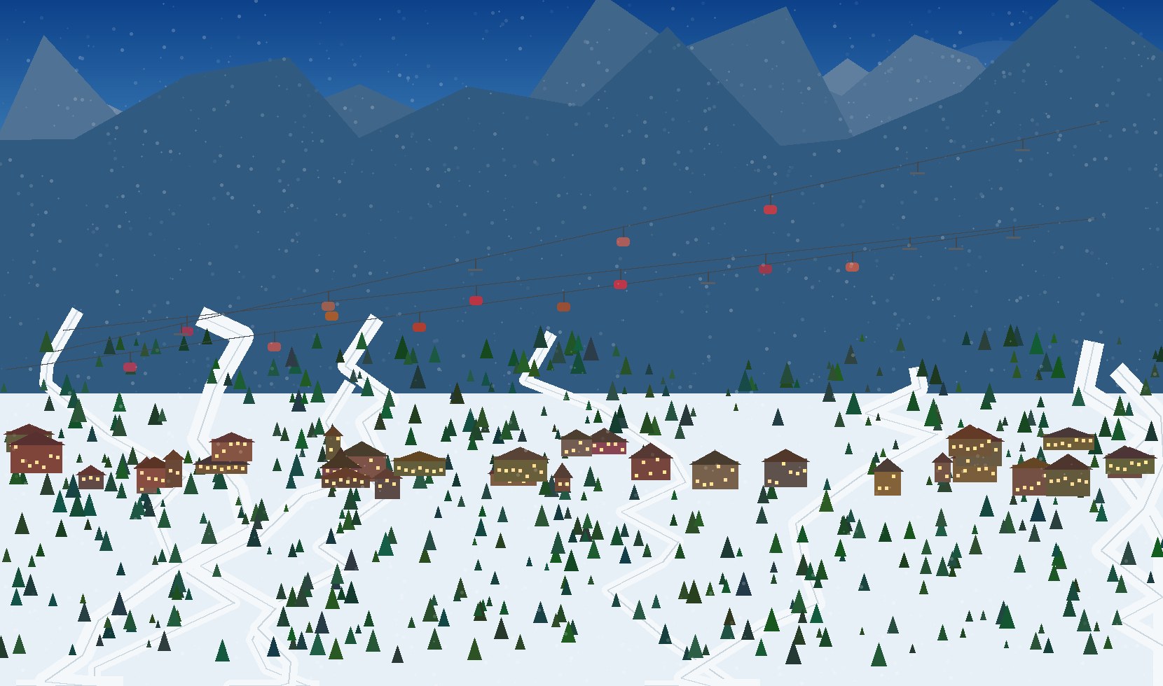 winter alpine scene 40