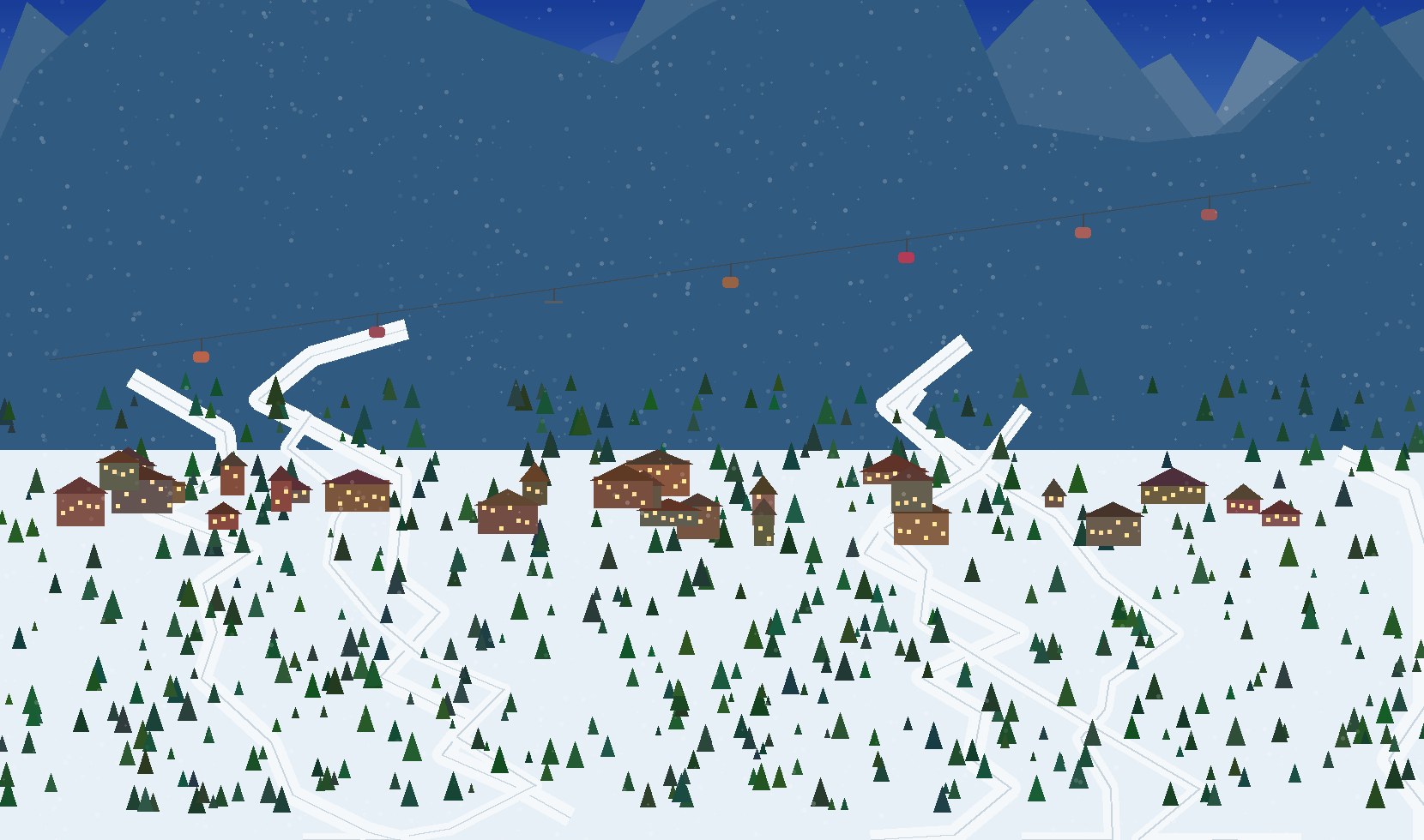 winter alpine scene 41