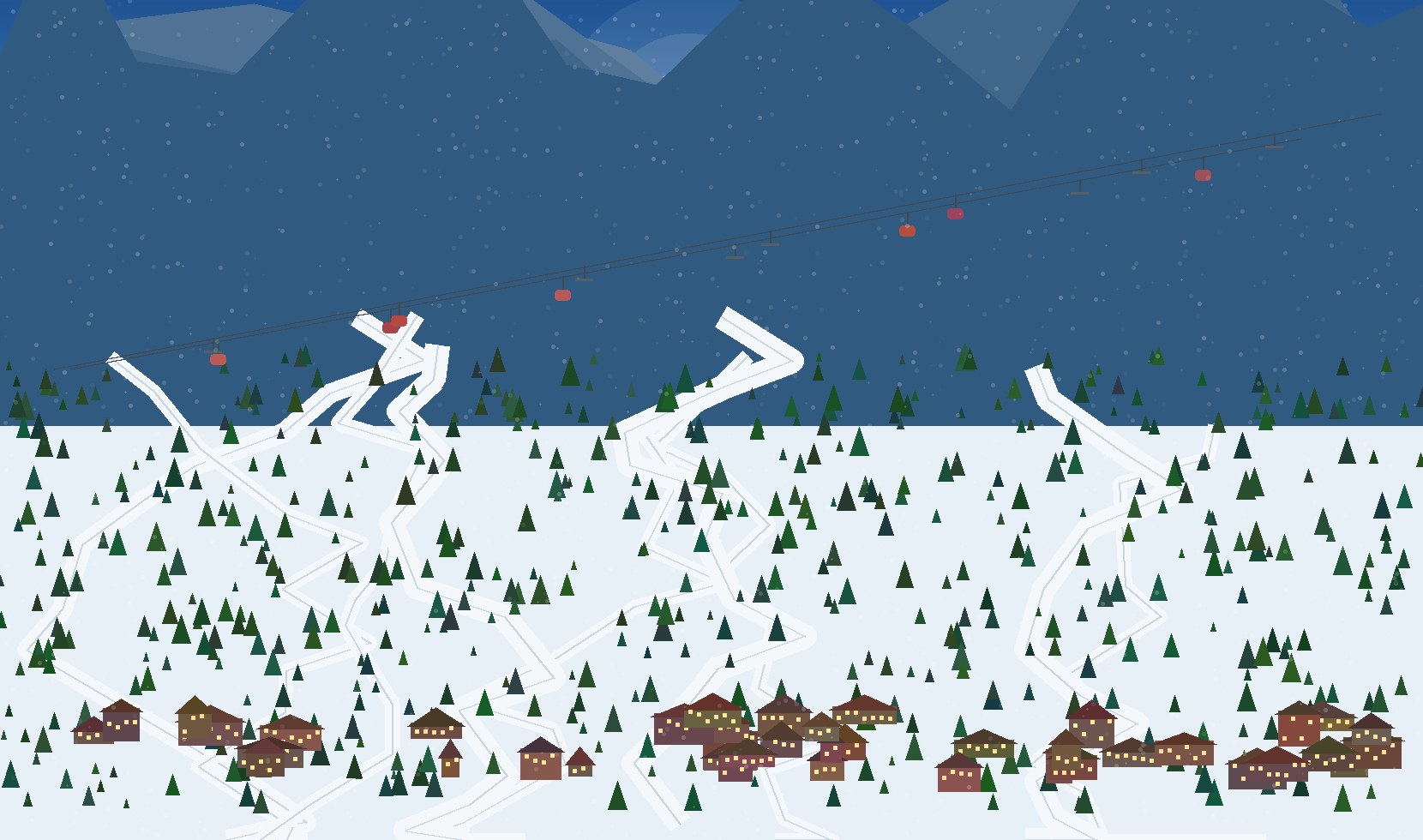 winter alpine scene 43