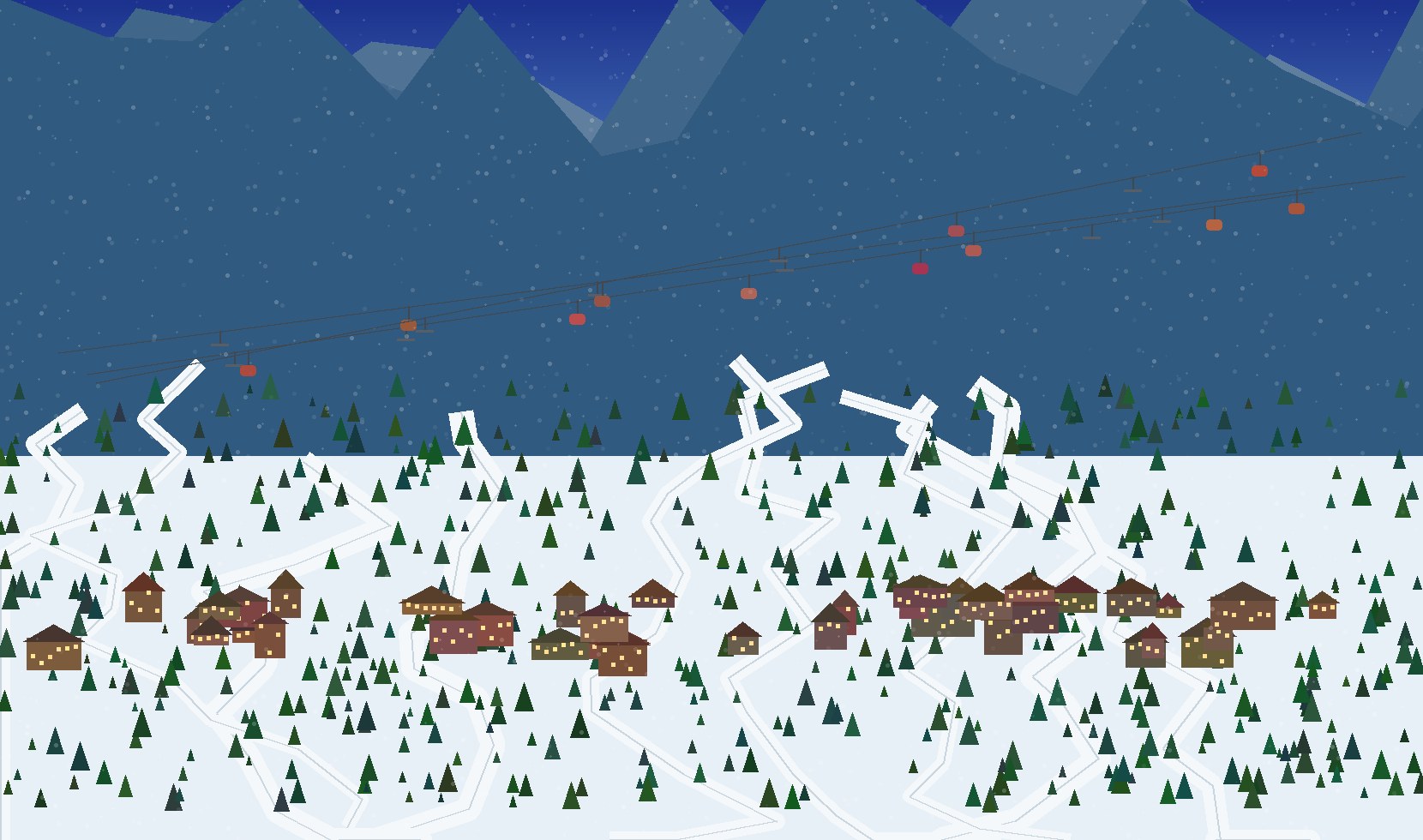 winter panoramic scene 44