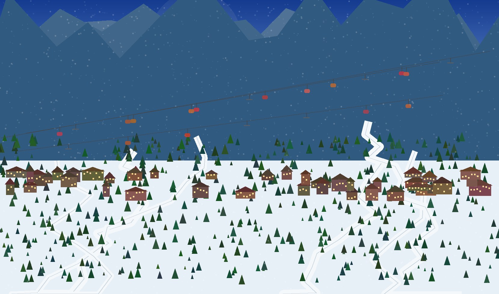 winter alpine scene 44