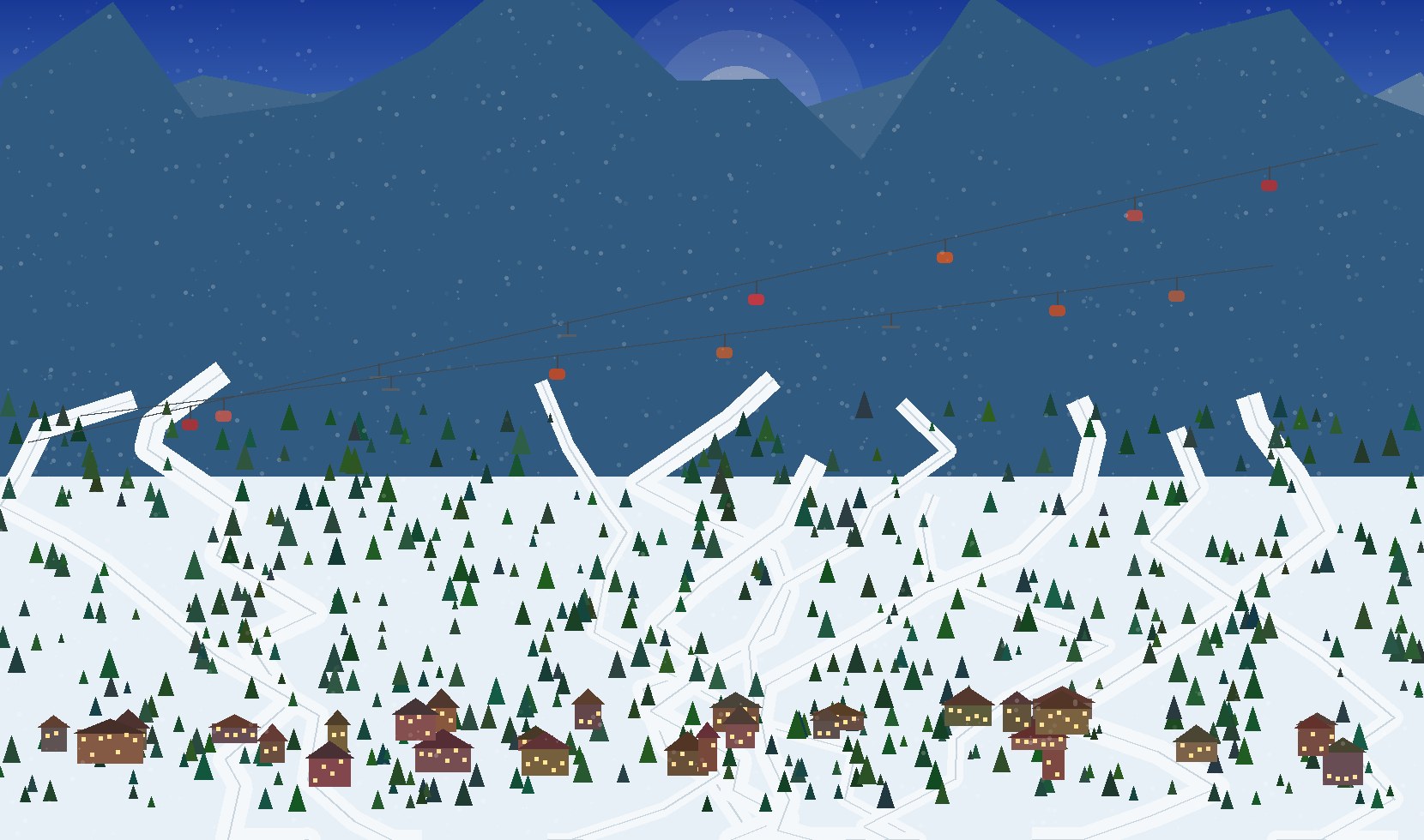 winter alpine scene 45