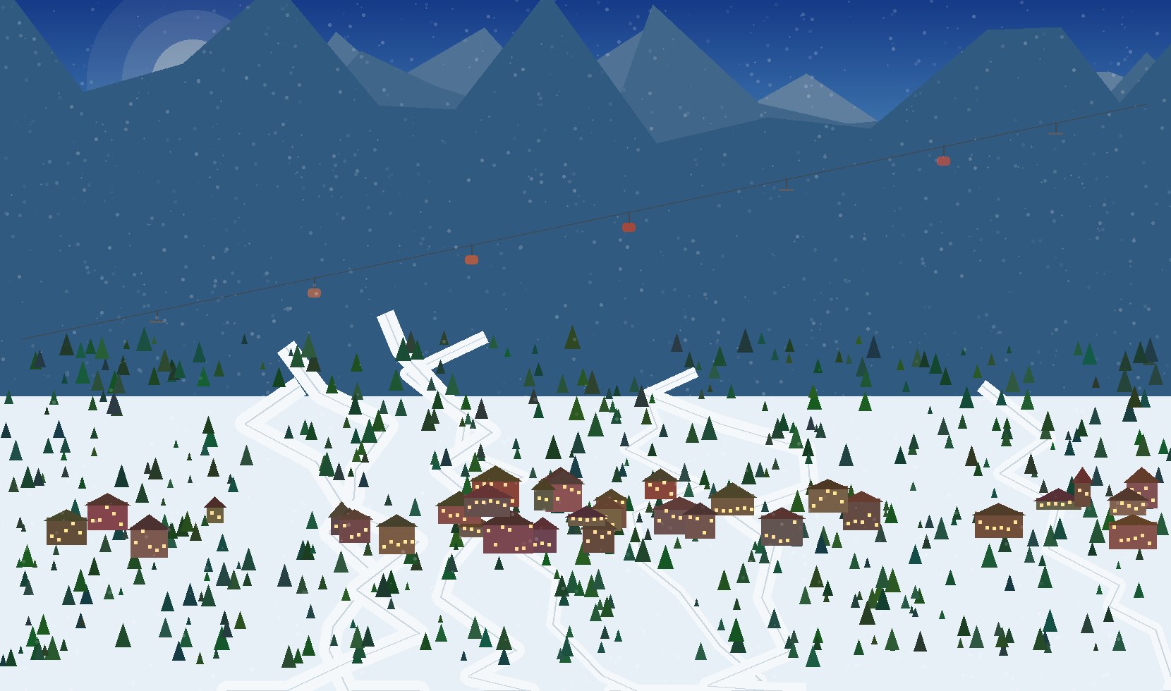 winter alpine scene 46