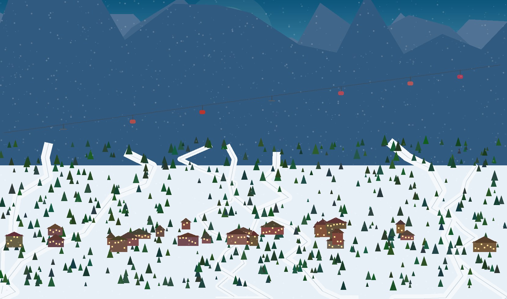 winter alpine scene 48