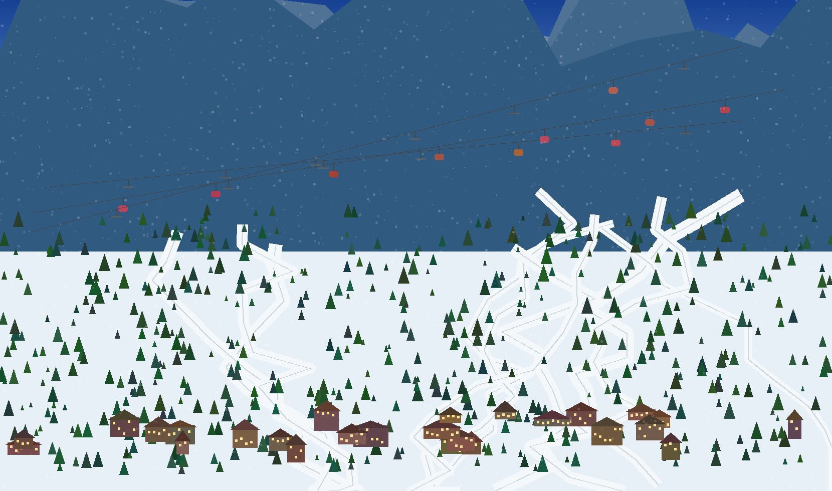 winter alpine scene 49