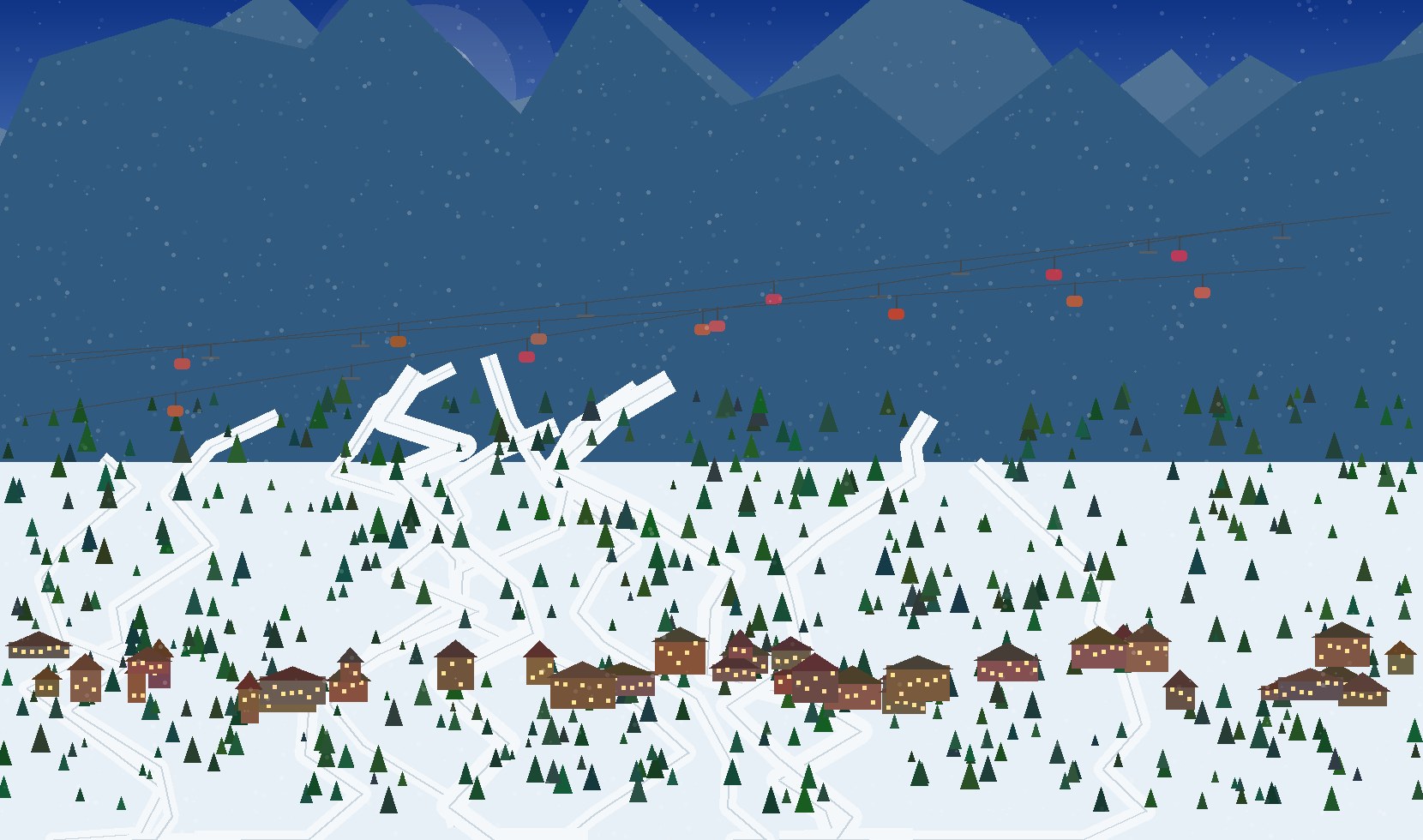 winter panoramic scene 50