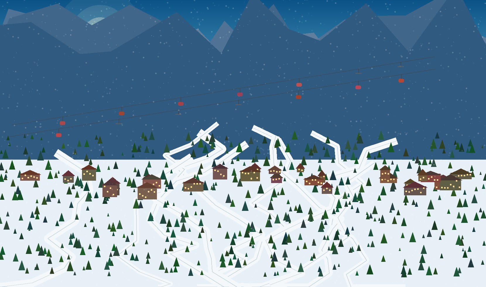 winter alpine scene 50