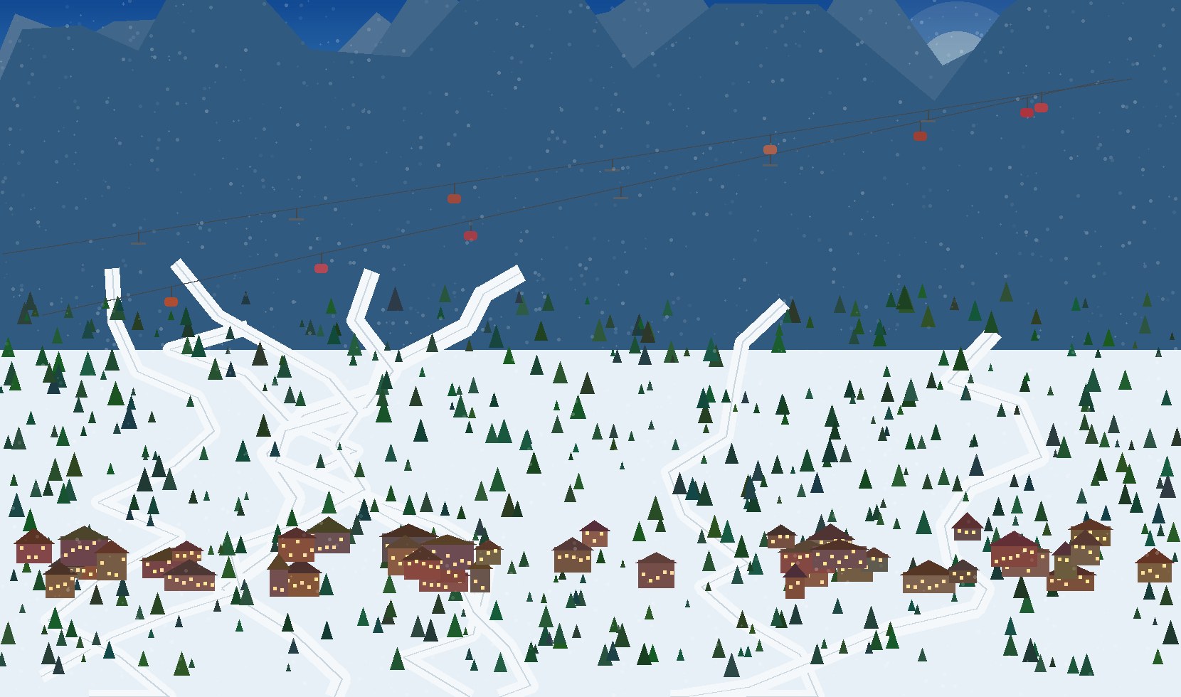 winter alpine scene 51