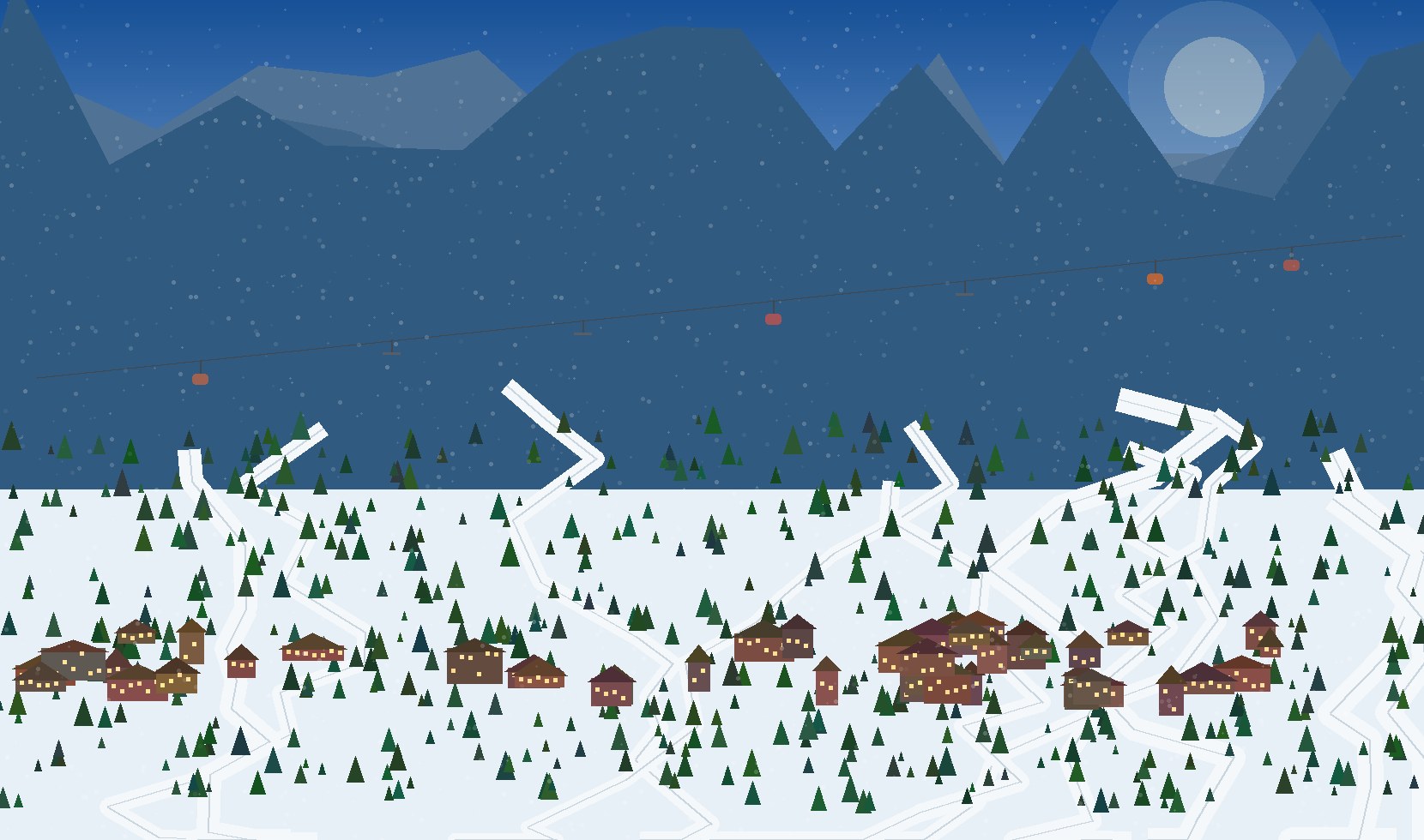 winter alpine scene 52