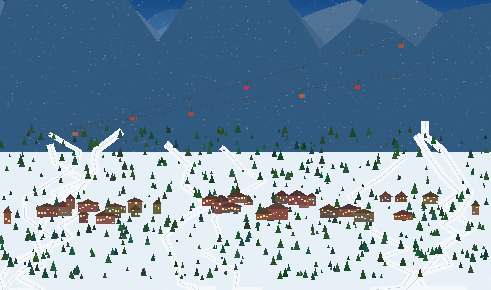 winter alpine scene 53