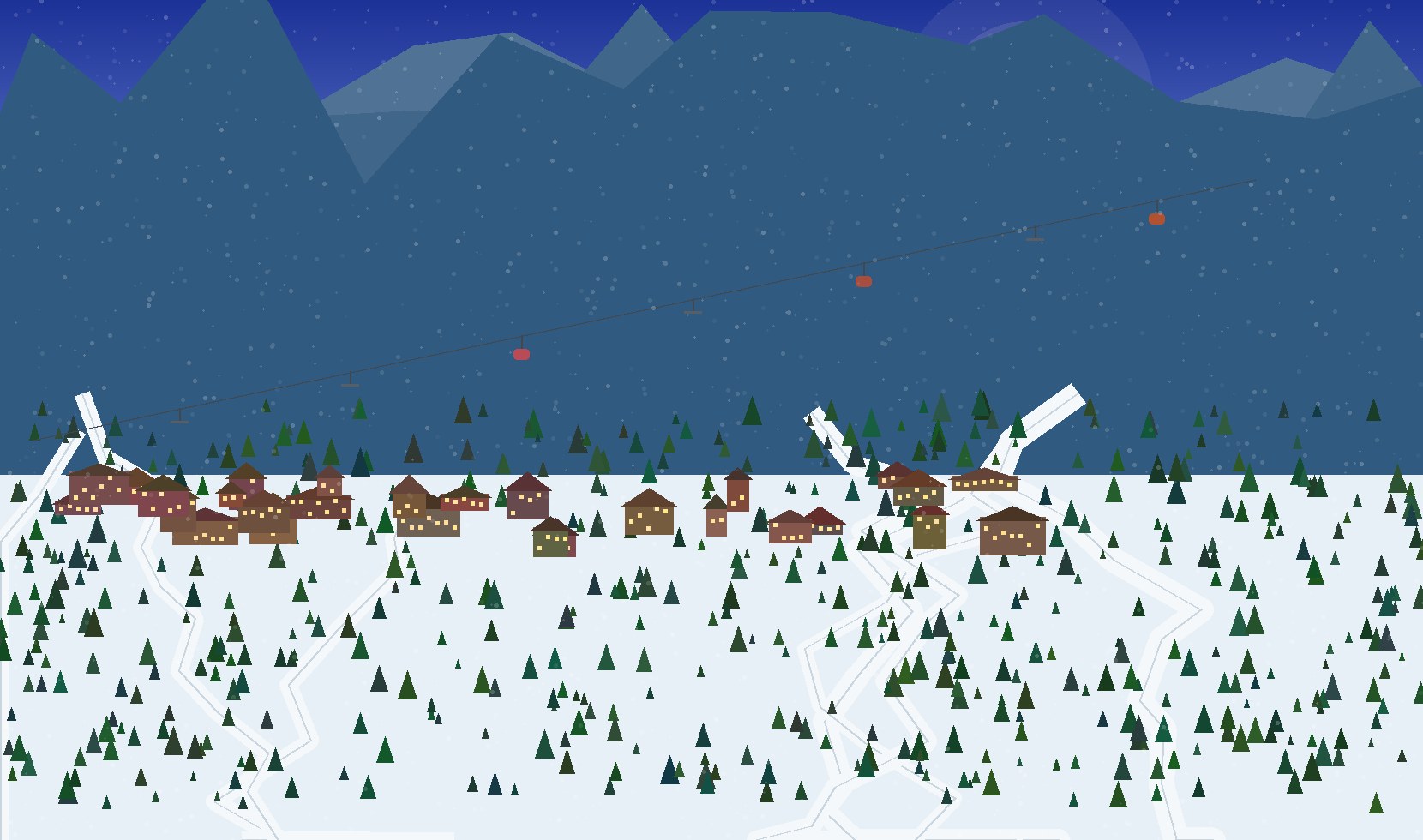 winter alpine scene 54