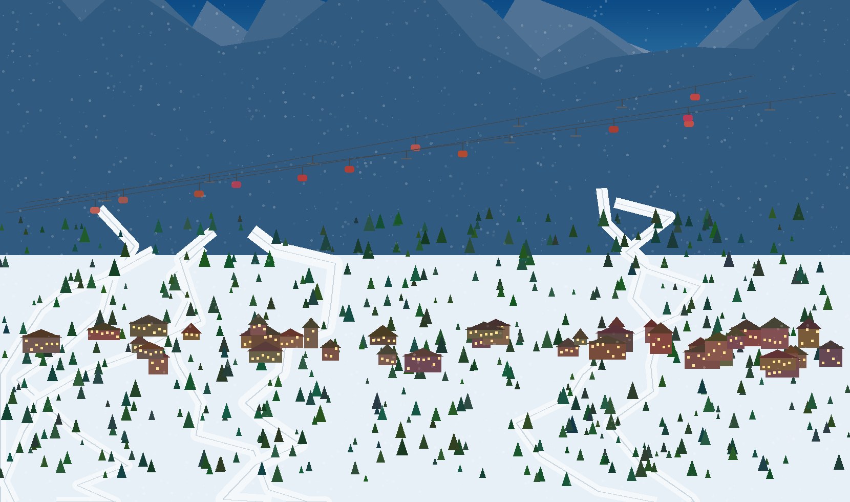 winter alpine scene 55