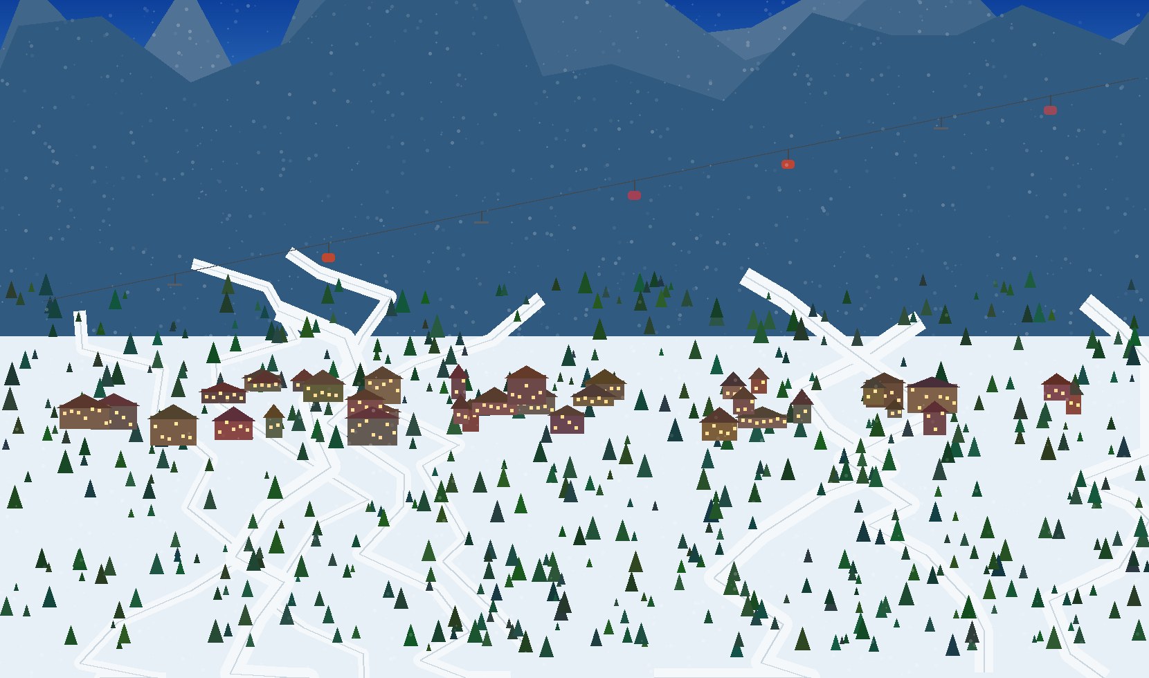 winter alpine scene 57