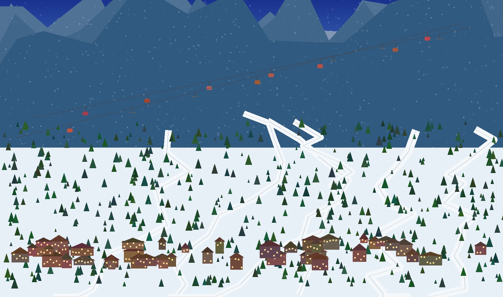 winter alpine scene 58