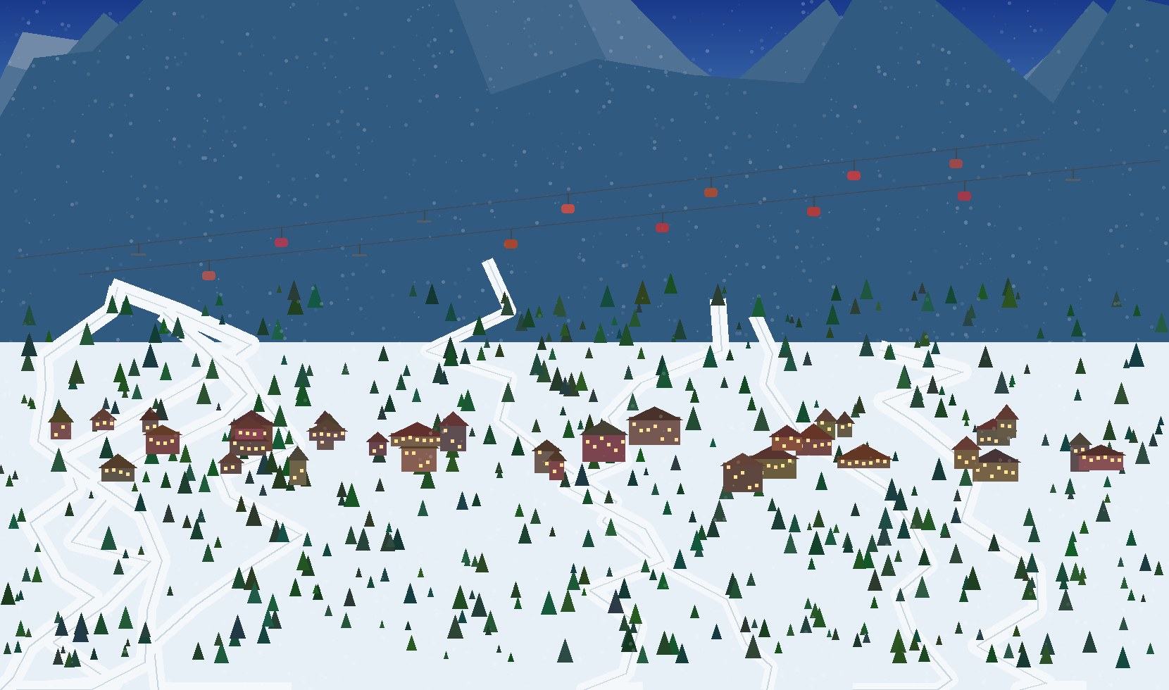 winter alpine scene 60