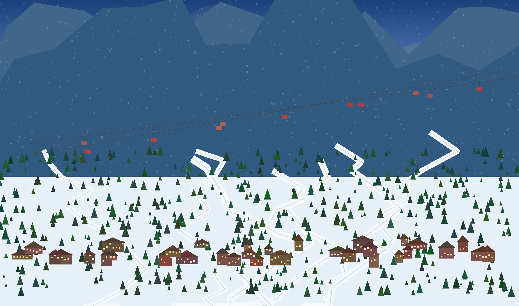 winter alpine scene 61