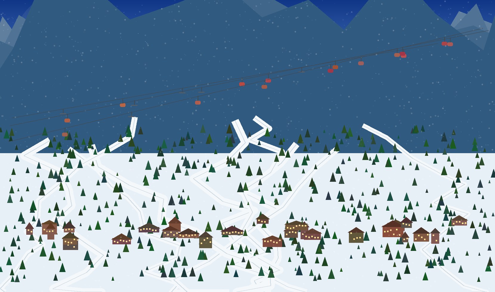 winter alpine scene 64