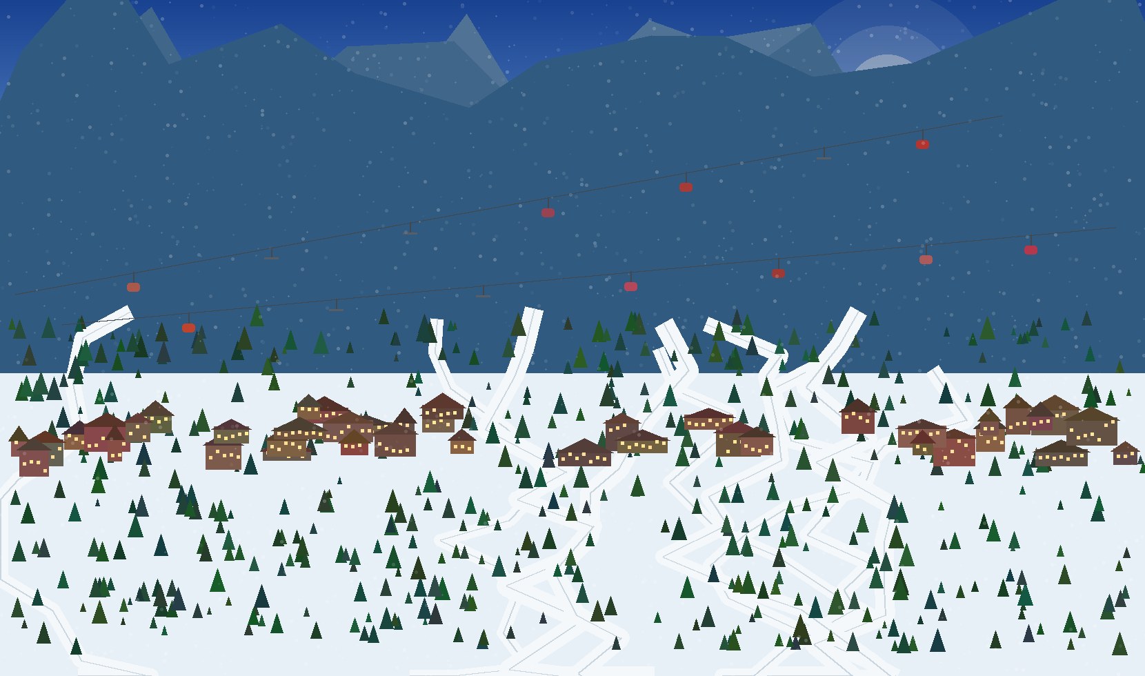 winter panoramic scene 70