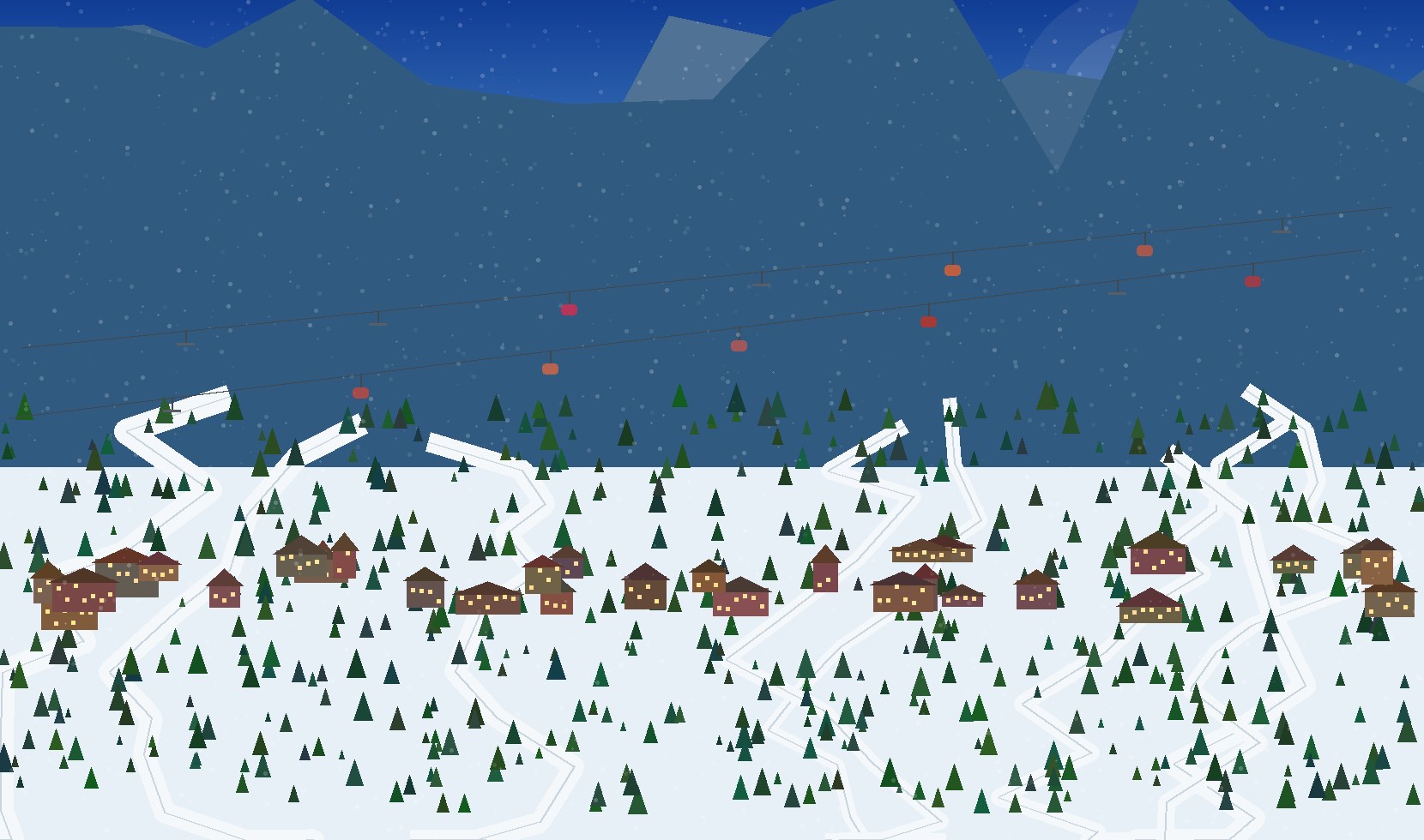 winter alpine scene 70