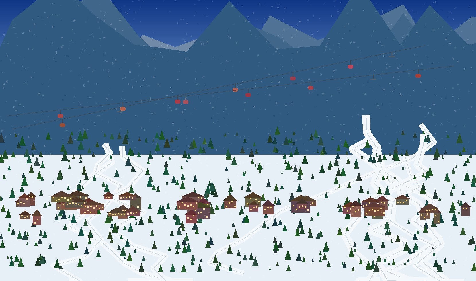 winter alpine scene 72